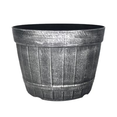 China Hot Selling American Style New Fashionable Durable Multi Barrel Texture Custom Round Function Planter Pot for sale