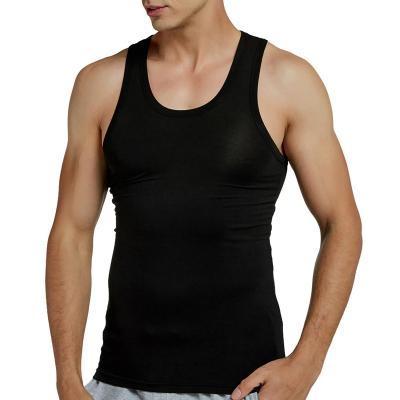 China Manufacturer Cheap Price Muscle Vest O-Neck Solid Color Cotton QUICK DRY Tank Top for sale