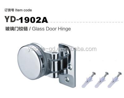 China Wall Mount Door 2016 Latest Circular Concealed Glass Zinc Alloy Shower Bracket Glass Hinge For Bathroom Door Wall Mount Glass Clamp Bracket for sale