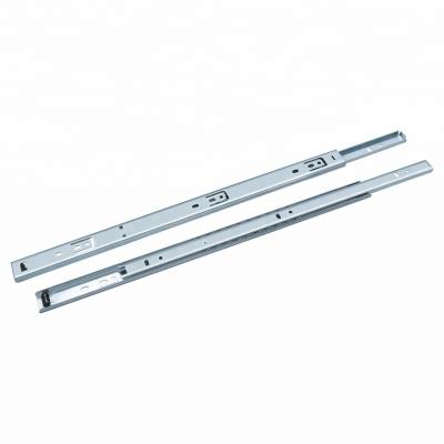 China Telescopic Drawer 2 Fold Ball Bearing Cabinet Drawer Slide Rails for sale