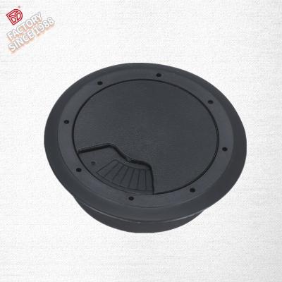 China Fix On Office Furniture Plastic Cable Grommets Desk Hole Sealing Cover for sale