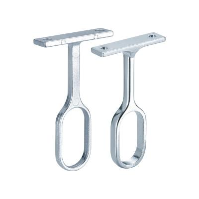 China Modern Support Alloy Tube Rail Furniture Cabinet Hanging Clamp Block for sale