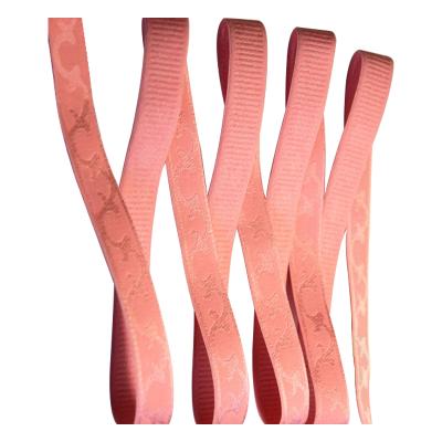 China Durable High Stretch Woven Jacquard Designed Underwear Accessories Elastic Bra Strap for sale