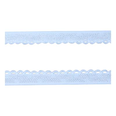 China White Vivid Trim Crochet Lace Nylon Webbing Elastic For Lingerie Accessories for sale