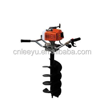 China Farms 4 Stroke New Design Factory Price Gasoline Earth Drill 63cc Ice Drill for sale