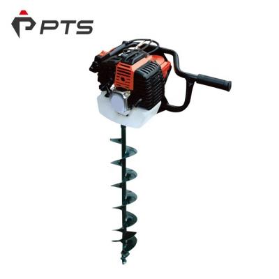 China Hot Sale 2 Stroke 1700w 49cc Anti-Slip Handle Ground Drill Ground Hole Earth Augers Ice Drill for sale