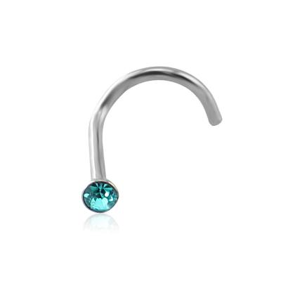 China FASHIONABLE hot sale 316L stainless steel nose ring piercing jewelry multicolor pvd plated for sale