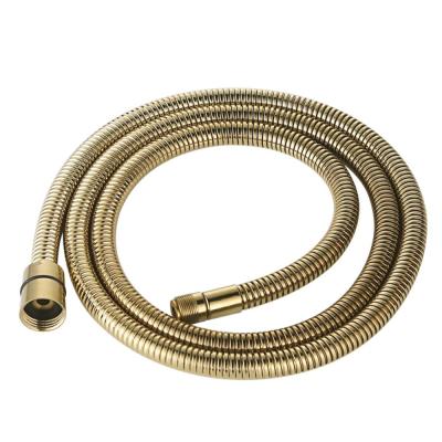 China Modern Durable Kitchen Bathtub Bathroom Gold Zirconium QiangYing Stainless Steel Accessory Pull-Down Pipe for sale