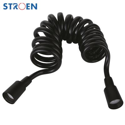 China Modern Toilet Bathroom Bidet Spring Water Inlet Plastic 2M Black PVC Shower Sprayer Hose for sale