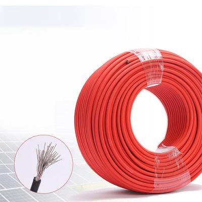 China Resistor 0.6kv PV1-F thinkpower 6mm2 DC Bending Single Core Solar Cable With 50 100 Meter Roll For Solar Power System for sale