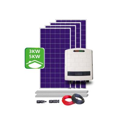 China Thinkpower 5kw home solar power system with grid connection for Africa use for sale