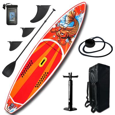 China Water fitness entertainment factory custom sold hot color big sip inflatable paddle board for sale for sale