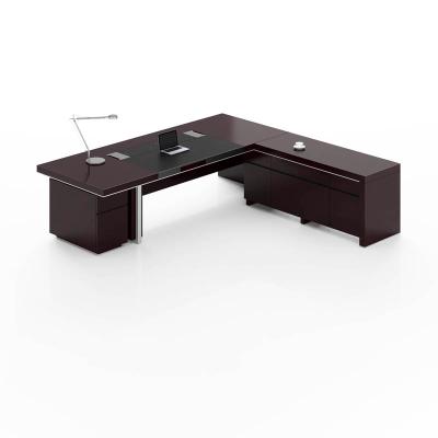 China Office furniture excellent solid wooden executive desk office table good looking executive desk en venta