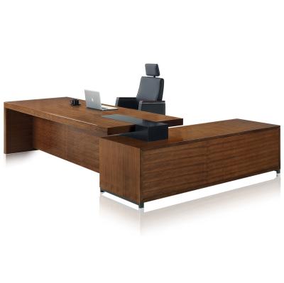 China classic office furniture in high quality luxury 	L Shape Executive Desk CEO executive wooden office desk Te koop