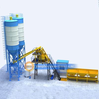 China Building Industry 25m3/h Small Concrete Mixing Plant Concrete Mixing Batching Type Concrete Mixing Plant Plant Cement Plant Small for sale