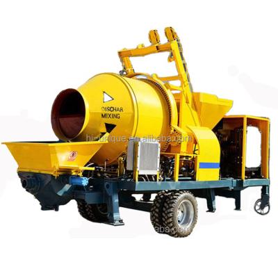 China Building Material Shops Hydraulic Pump Concrete Mixer Pump Machine JBT Concrete Mixer With Pump for sale