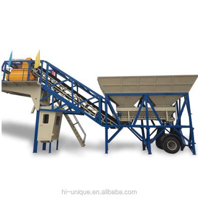 China Hot Sell Ready Made Mobile Concrete Factory YHZS60 Batching Plant for sale