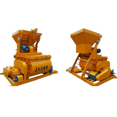 China Civil Construction Projects JS500 Concrete Mixer 500L Electric Lift Machine Construction for sale