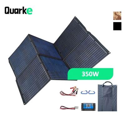 China Waterproof Cloth+PET+EVA+Solar Panel Factory Direct Outdoor 350W Solar Panel Portable Folding Solar Panels For Camping for sale