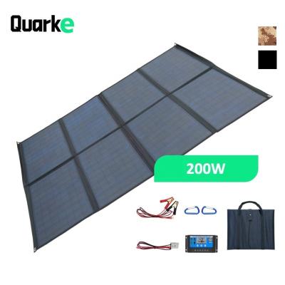 China Waterproof Foldable Portable Lightweight Cloth+PET+EVA+Solar Panel 200w 36V Solar Panel Solar Panels Bags For Sale for sale