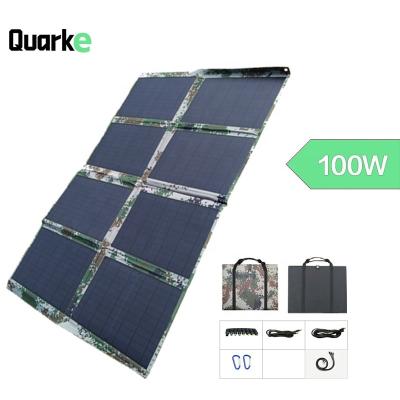 China Cloth+PET+EVA+High Conversion Rate Chip China Solar Panels Origin Black Solar Panel Waterproof 100 Watt Outdoor Solar Panel For Motorhome for sale