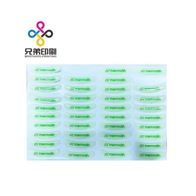 China Waterproof Custom 3D Printing Transparent Epoxy Sticker Label Stickers With Logo for sale