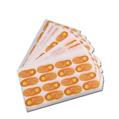 China Custom Decorative Waterproof Food Packaging Boxed Sandwich Labels Stickers For Pizza Boxes for sale