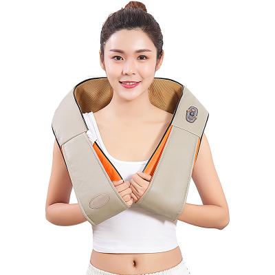 China Wholesale Price Multifunctional Neck And Shoulder Massage Machine Massager Belt Kneading Shawl With Heat for sale