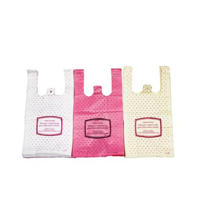 China Disposable PE Material Plastic Handle Bags For Small Commodities Customizable Logo Supplier In China for sale