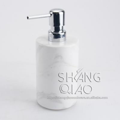 China Amazon Modern Hot Selling Natural Marble Soap Dispenser With Pump for sale