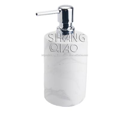 China Modern Natural Marble Lotion Soap Dispenser Pump Hand Liquid And Bottle For Kitchen Bathroom for sale