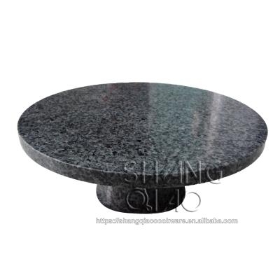 China Sustainable Hot Selling Stone Kitchenware Serving Tools Cake Stand Marble Cake Stand for sale