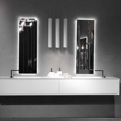 China Modern Free Standing Mirror Bathroom Vanity Cabinet for sale