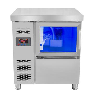 China Hotels commercial water cooled 100kg ice maker making 200lb machine for restaurant, include premium water scoop and filter for sale