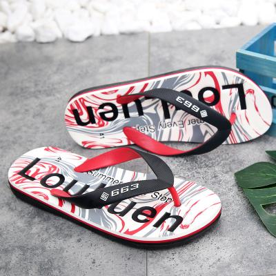 China Men's Fashion Wear Beach Sandals Rubber Flip Flops Summer Anti-slippery Non-slip Men's Flip Flops Wholesale for sale