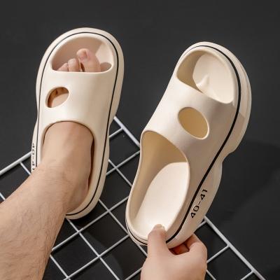 China Japanese Men's Bathroom Home Bathing Couples Non-slip Bottom Thick Anti-skid Summer Outside Wear Slippers Wholesale for sale