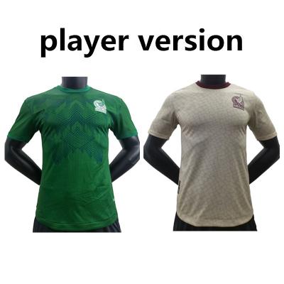 China Customization 2022 soccer jersey mexico version mens soccer shirt game thai quality quick dry home jersey for sale