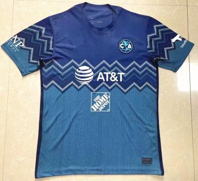 China New 2022 American Football Soccer Jersey Men's Quick Dry Top Quality Blue Top Thai Shirt for sale