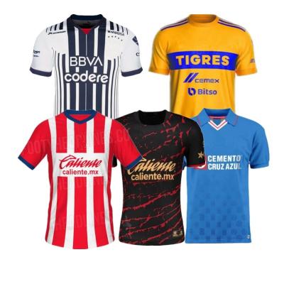 China 2023 RAYADOS Monterrey Soccer Jersey Tiger Chivas Home Mens Womens Soccer Quick Dry Away Jerseys Customize Thai Quality Soccer Shirt for sale