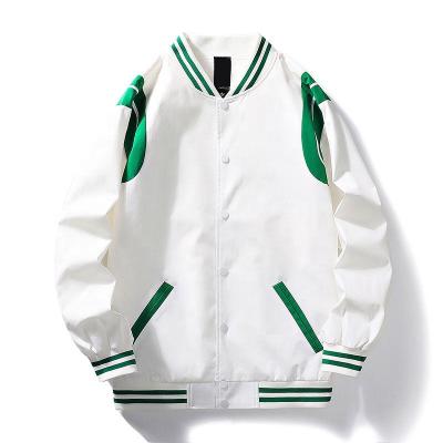 China Best Men's College Baseball Uniforms Baseball Support Jacket Adult Loose Top Jacket Breathable Collar Uniform for sale