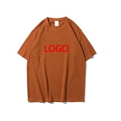 China Custom Made Quality Japanese and Korean Popular Loose Drop Shoulder Men's Anti-wrinkle T-shirt Wholesale White Cotton Style Oversized T-shirt for sale