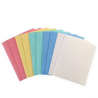 China Dry Wet Use Wipe Sponge Dish Cloth Cellulose Material Chemical Resistance For Kitchen for sale