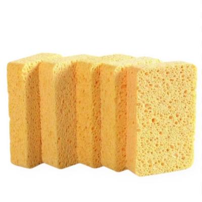 China Eco-Friendly Cellulose Sponge Wipe Soft Oil-Resistant Cleaning Pads For Dishes Pots And Pans for sale