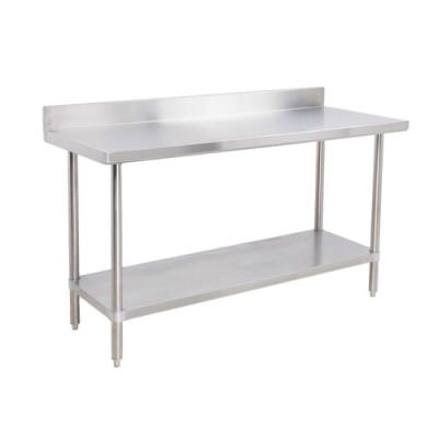 China Square 1200*600*800MM Square Square Round Kitchen Sink Double Bowl Work Bench High Quality Round Table Bench Two Tier NC; Silver A9006 EKM from GUA for sale