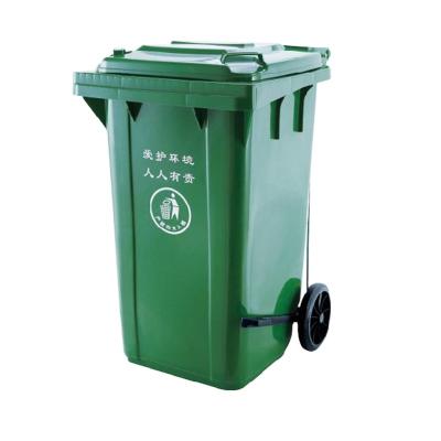 China Large Capacity Sustainable Waste Bin 60L Plastic Wheelie Bins Rubbish for sale