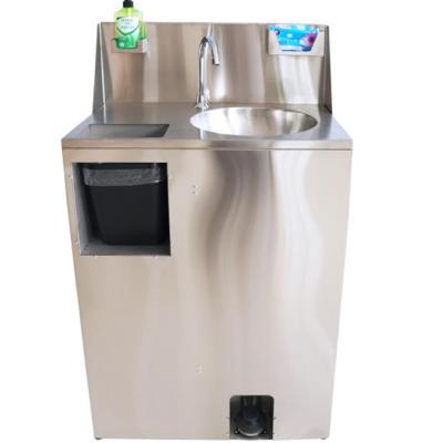 China New Design Foam Soap Dispenser Portable Hand Wash Station Tank Pedestal Hand Wash for sale