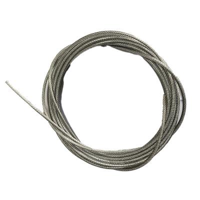 China Latest MANUFACTURING 7*7 6*7 7*19 6*19 8*19+7*7 19*7 1*19 1*12 6*12 transparent PVC coated steel wire rope for sale