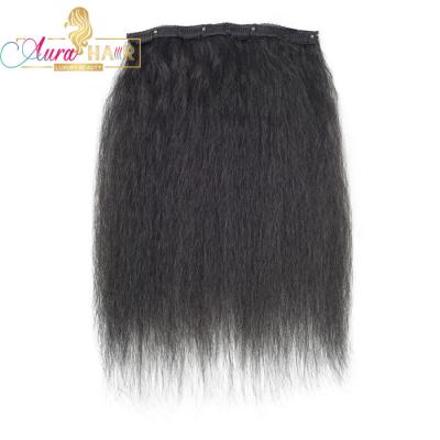 China 100% Brazilian Straight Curly Hair Extensions Natural Curly Straight Hair Extensions 8 Color 8 Pcs/Set 120 Grams Cut Hair Extension For Black Women for sale