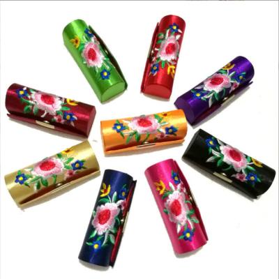 China Fashion Amazon Selling Lipstick Box Jewelry Box Gift Embroidered Lipstick Box for sale