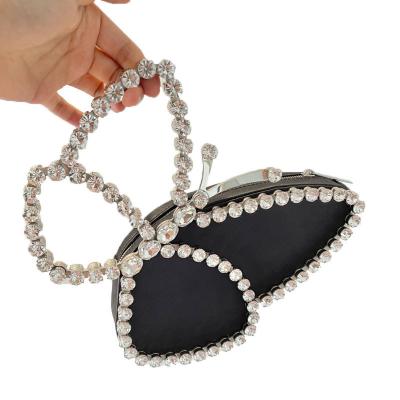 China 2022 Hot Fashion Internet Celebrity Style Diamond Butterfly Lightweight Bags For Girls for sale